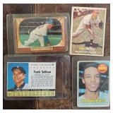 Lot of 4 1950s-60 Baseball Cards Post Cereal & Mor