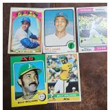 Lot Of 5 Topps 1970s Billy Williams Cards