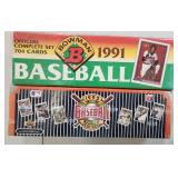 Two Factory Sealed MLB Sets 91 Bowman & 92 UD