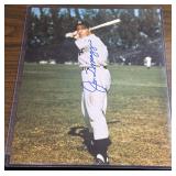 Joe DiMaggio Signed 8x10 Color Photo NY Yankees
