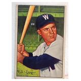 1952 Bowman Eddie Yost Card