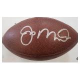 Autographed Football By Joe Montana