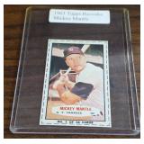 1963 Topps Bazooka Mickey Mantle hand-cut panel