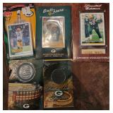 5 VTG Packers Sealed Card & Coin Sets