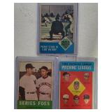 Lot Of 3 1963 Topps Baseball Cards
