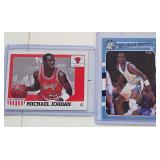 Michael Jordan Reprint Card Lot of 2 UNC Bulls