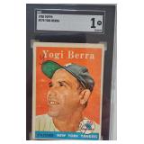 1958 Topps Yogi Berra #370 SGC 1