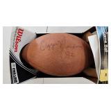Autographed NIB VTG Football By Ozzie Newcombe