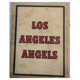 1961 Topps LA Angels Team Logo Insert Card