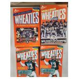 4 1990s 3  Full Wheaties Boxes Marino & M Allen
