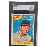 1958 Topps Stan Musial #476 SGC 3