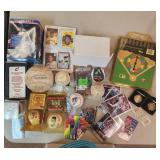 LG Box Packed With Sports Collectables & Cards