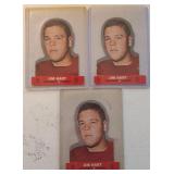 Lot Of 3 1968 Topps Jim Hart Stand Up Cards