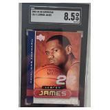 2003 UD Super Star Lebron James RC SGC 8.5