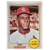 1968 Topps Bob Gibson Card