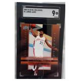2003 UD RK Exclusives Lebron James RC SGC 9