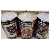 Lot Of 18 1997 Pinnacle NFL Sealed Card Cans
