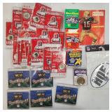 LG Mixed Sports Lot Sealed Coins/Card Sets