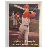 1957 Topps Johnny Temple Card