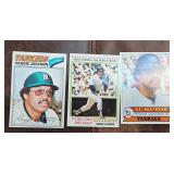 Lot of 3 Topps 1970s Reggie Jackson Cards