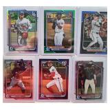 Lot Of 6 MLB Top Prospects Cards Many Serial #