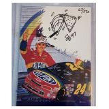 1997 Sam Bass Jeff Gordon Remarque Sketch #63/570