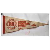 1970s Michigan Speedway Felt Pennant