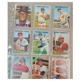 Lot of 9 Topps 1960s MLB Cards