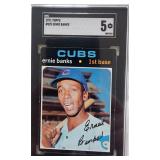 1971 Topps Ernie Banks #525 SGC 5