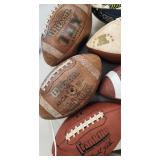 Lot Of 8 VTG Official & Commemorative Footballs