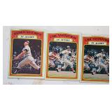 Lot Of 3 1972 Topps Gaylord Perry/Carl Yastrzemski
