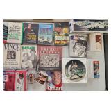 17 Mixed VTG Sports Items Mantle/Ruth & More