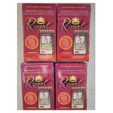 Lot of 4 00  ROYAL ROOKIES MLB  HOBBY BOXES Sealed