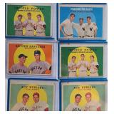 Lot Of 6 1959 Topps Baseball Cards