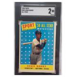 1958 Topps Ernie Banks #482 SGC 2