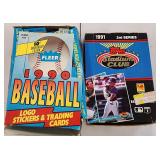 2 90-91 Topps/Fleer Wax Pack Boxes all Sealed