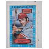 1975 Xograph 3-D Super Stars Johnny Bench