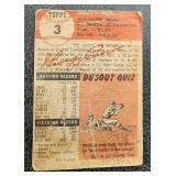 1953 Topps George Crowe #3 Card