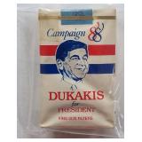1988 Michael Dukakis For President Sealed Cig Pack