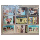 Lot Of 9 1971 & 72 Topps MLB Cards
