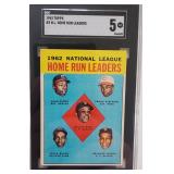 1963 Topps Aaron & Mays #3 SGC 5