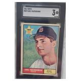 1961 Topps Carl Yastrzemski RC #287 SGC 3