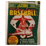 18 Sealed 1991 Series 1 Score Sealed Baseball Pack