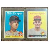 Two Topps 1956 Pappas & Semproch Cards