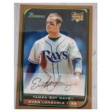 2008 Bowman Draft Gold Evan Longoria RC BDPP27