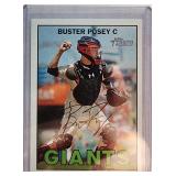 2016 Topps Heritage Buster Posey Giants AS Card