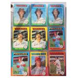 Full Unsearched Binder Of 1975 Topps MLB Cards