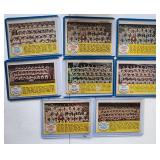Lot Of 8 1958 Topps Baseball Team Cards