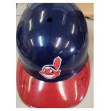 Dual Autographed Cleveland Indians Helmet