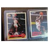 Two 1992 & 93 UD & Fleer Michael Jordan Cards